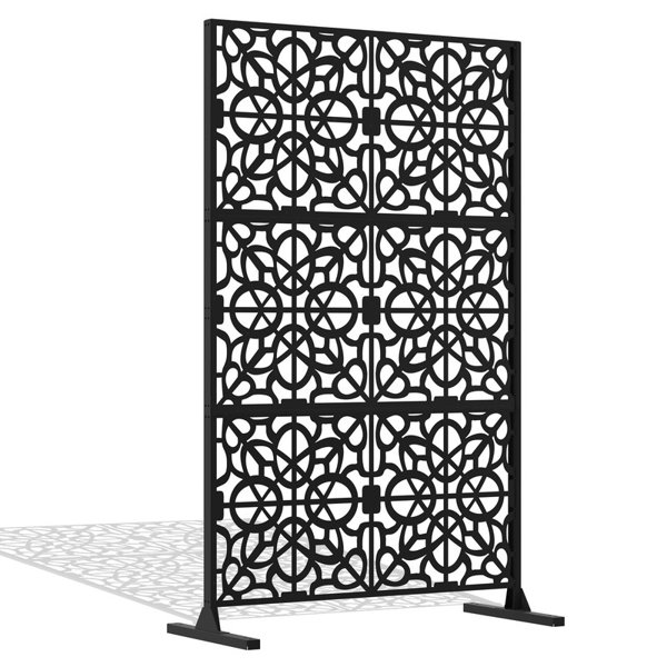 outdoor privacy screen 6 ft. H x 3.7 ft. W Outdoor Metal Privacy Screen